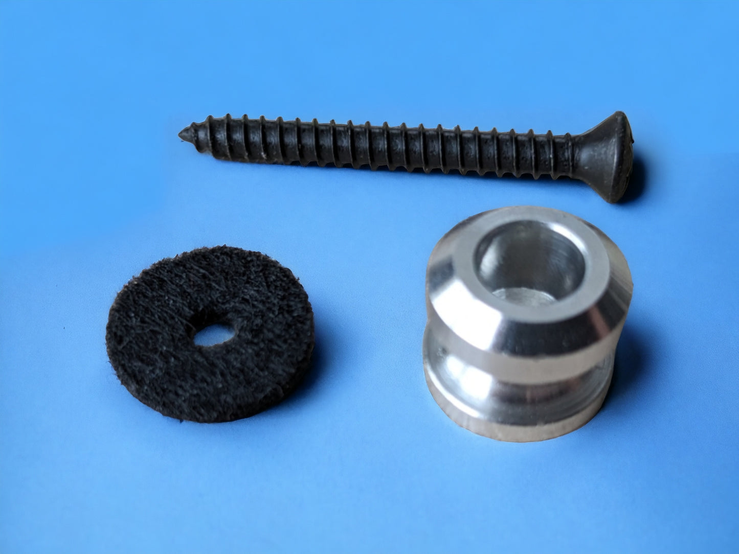 Premium DG Billet Strap Lock Buttons- Silver