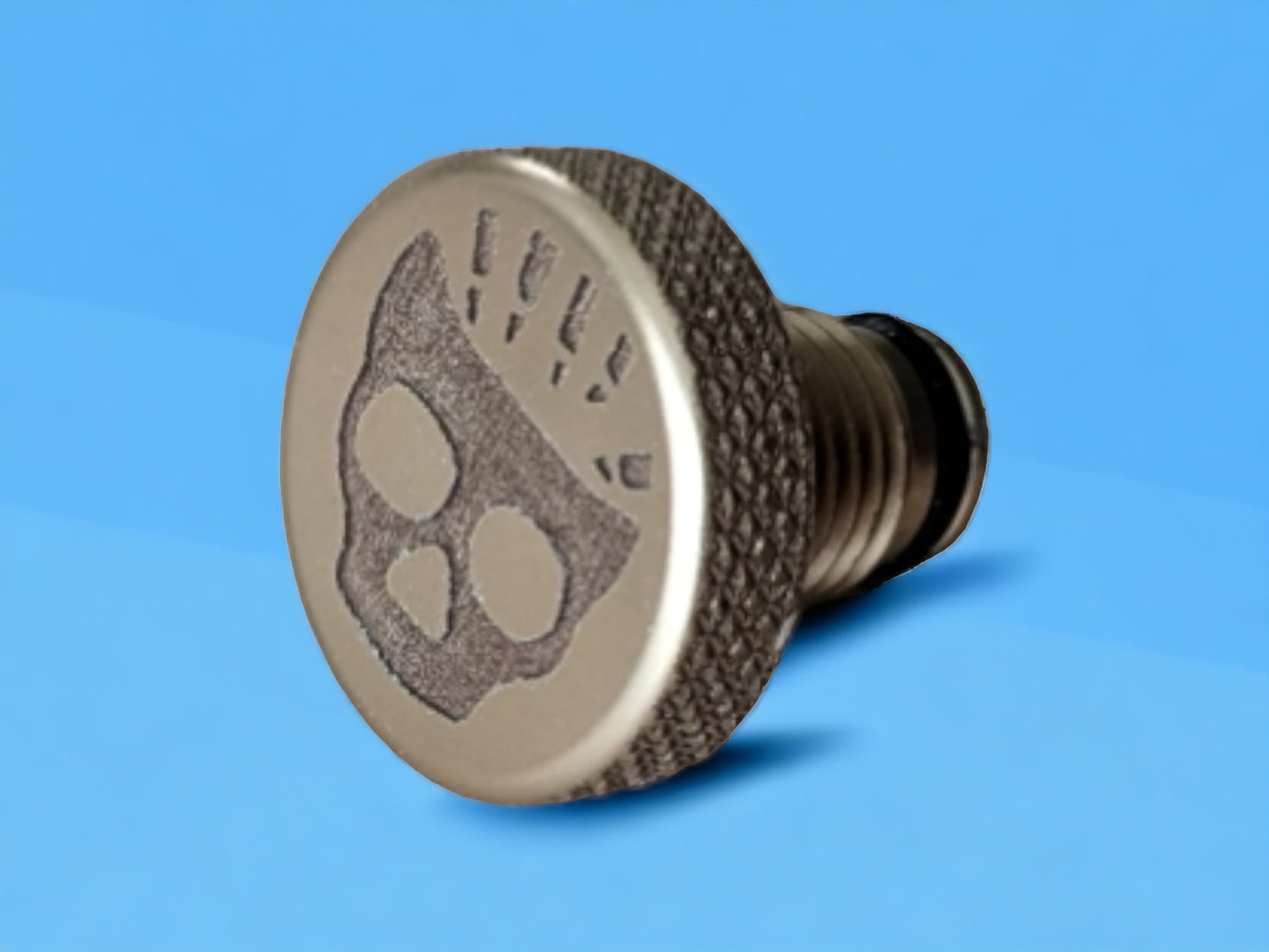 Premium DG Billet Strap Locks -  Gold skulls