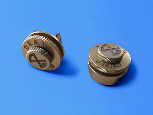 Premium DG Billet Strap Locks -  Gold stealth