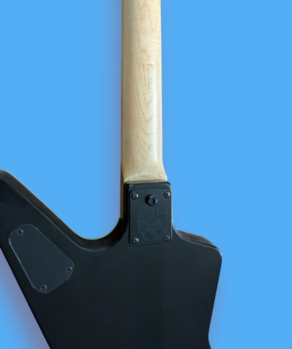 Premium DG Billet Strap Lock Neck Plate Button - Black