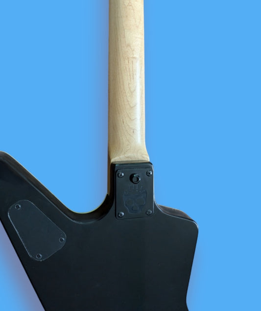 Premium DG Billet Strap Lock Neck Plate Button - Black